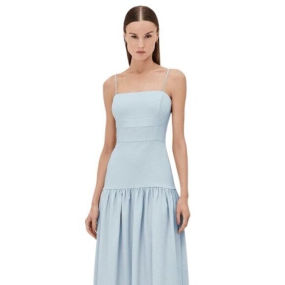 NWT Elie Tahari Cloud Blue Sleeveless Cami Mini Dress